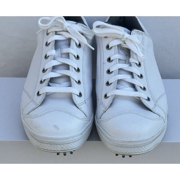 Footjoy Street Leather Golf Shoes Spikes Cleats Men's 9 Wide Soft Spikes - Picture 7 of 10